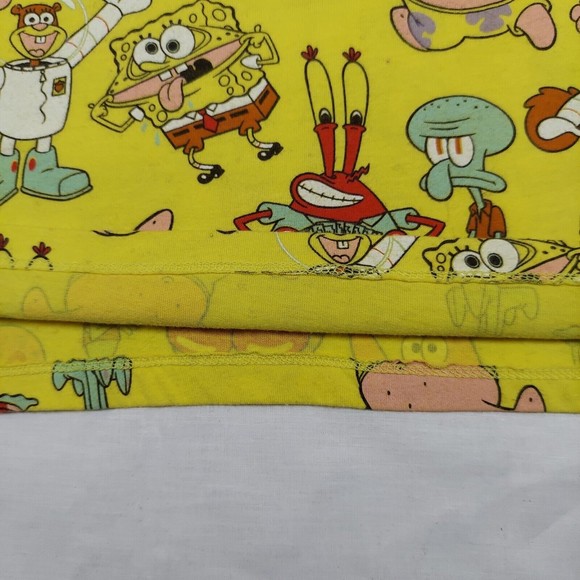 Spongebob SquarePants And Friends Womens Size L Large All Over Print T Shirt - Picture 7 of 10